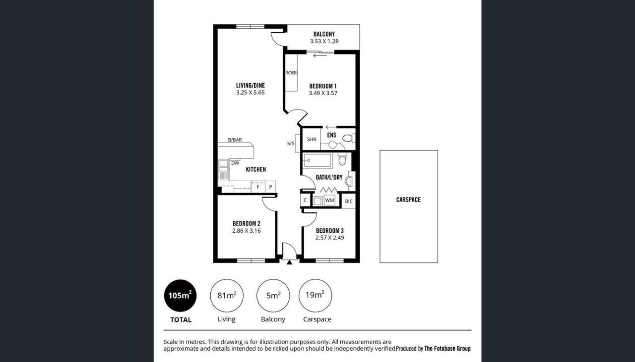 Adelaide Cbd Apartment - 3Br, 2Bath & Carpark Kültér fotó